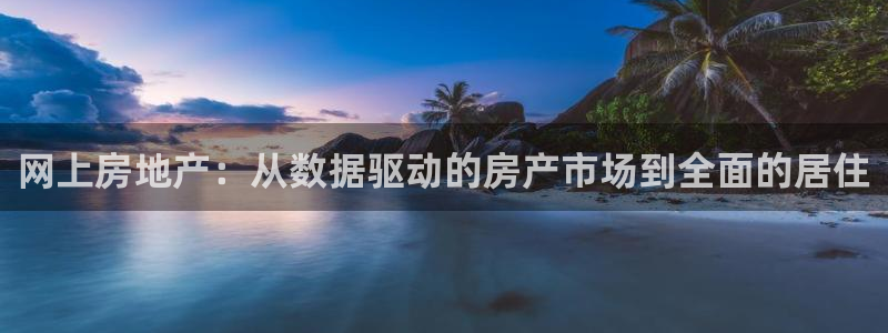 风暴娱乐官网开户：网上房地产：从数据驱动的房产市场到全面的居