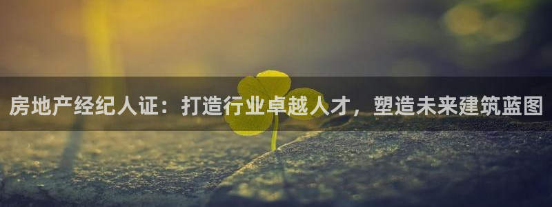 风暴娱乐 北京：房地产经纪人证：打造行业卓越人才，塑造未来建