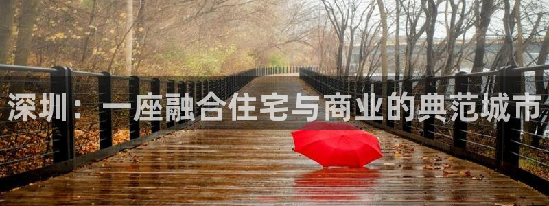 万万娱乐风暴：深圳：一座融合住宅与商业的典范城市