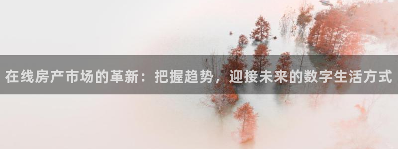 风暴娱乐右5指尖：在线房产市场的革新：把握趋势，迎接未来的数
