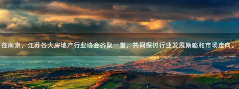 风暴娱乐眼：在南京，江苏各大房地产行业协会齐聚一堂，共同探讨