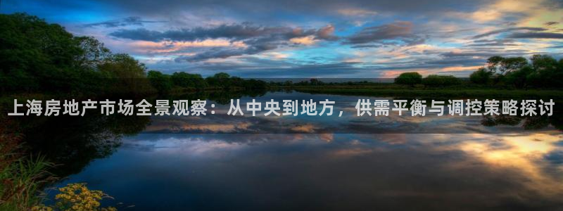 蓝色风暴娱乐：上海房地产市场全景观察：从中央到地方，供需平衡