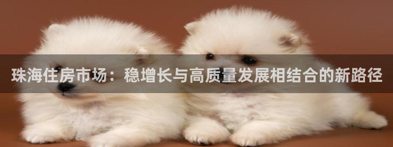 风暴娱乐 风暴注册平台：珠海住房市场：稳增长与高质量发展相结